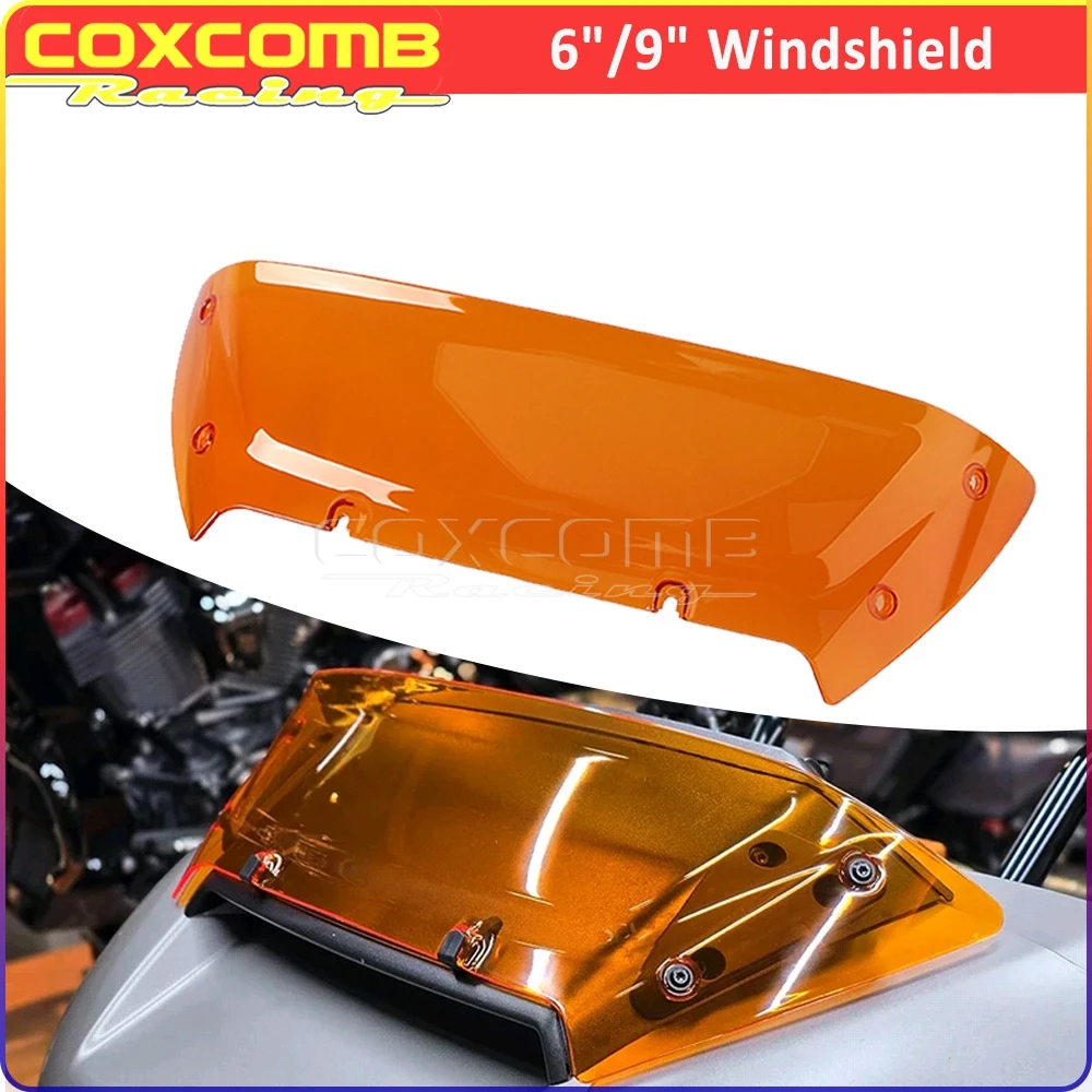 

Wind Splitter Motorcycle Front Windshield Wind Windscreen Deflector Cover Plate For Harley Road Glide FLTRX FLTRXSE FLTRXSTSE PC