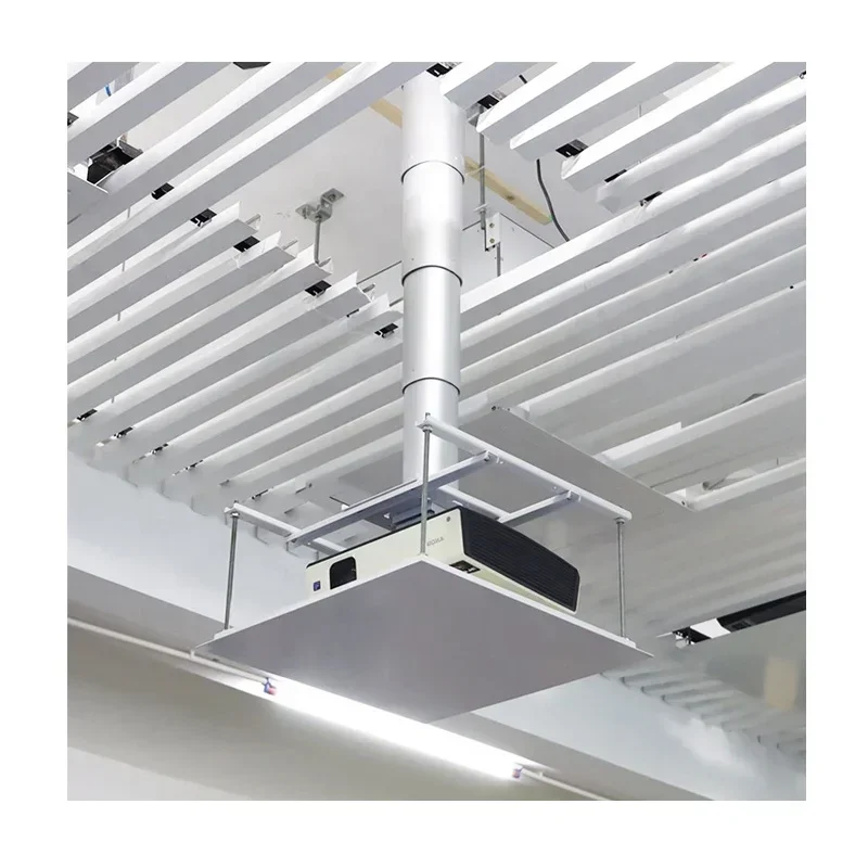 

JGST Stock 1.0-3.0m Height Adjustable Telescoping Motorized Ceiling Recessed Camera Projector Lift Elevator Ceiling Mount