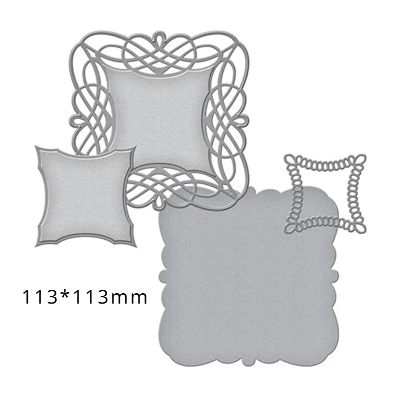Hohlrahmen Hintergrund Stirbt Metall Stanzformen Rahmen Scrapbooking Karte Album Prägung Handwerk Sterben