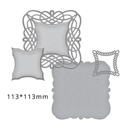 Hollow Frame Background Dies Metal Cutting Dies Frame Scrapbooking Card Album Embossing Crafts Die