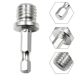 M14 Drill Adapter 1/4 Hex Shank Drill Adapters Screw Thread Connecting Rod Angle Mill Handle Polishing Grinder Electric Tool