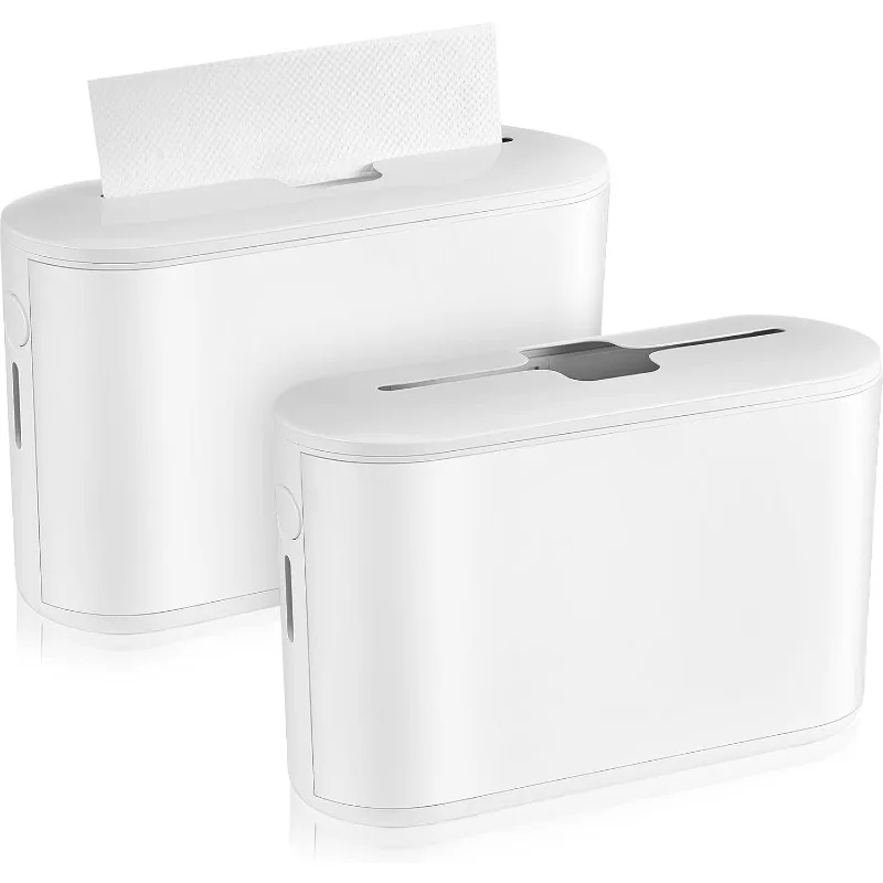 

2 Pcs Paper Towel Dispenser Countertop Bathroom Paper Towel Holder Multifold Hand Paper Towel Dispenser for Toilet Bedroom