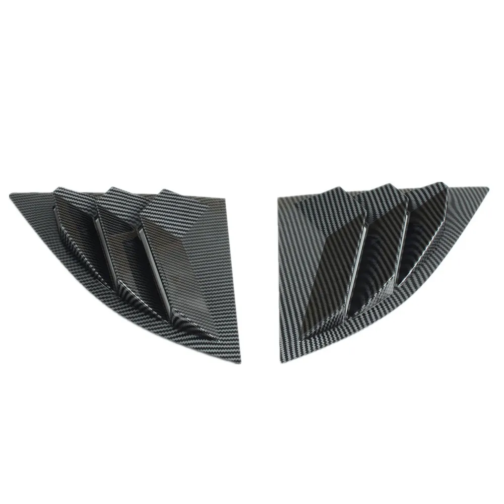 For Toyota Supra A90 A91 2019 2020-2025 ABS Plastic Rear Window Quarter Louver Cover Side Vent Trim Car Adhesive Accessories