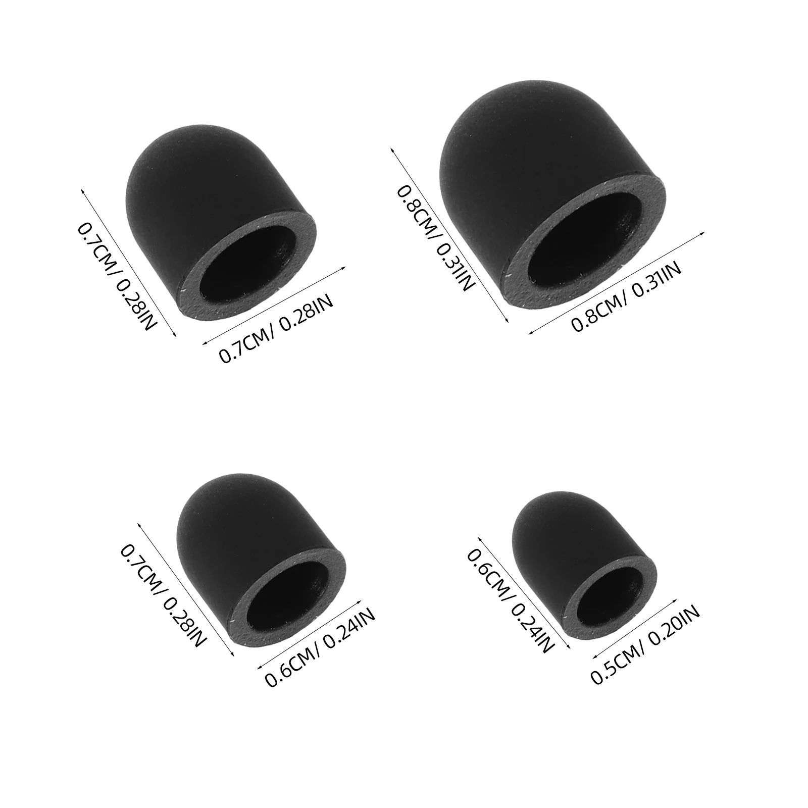 80Pcs Replacement Stylus Tips Smooth Precision Mesh Tip for Cell Phone Tablet Touch Pens Portable Lightweight Screen Safe