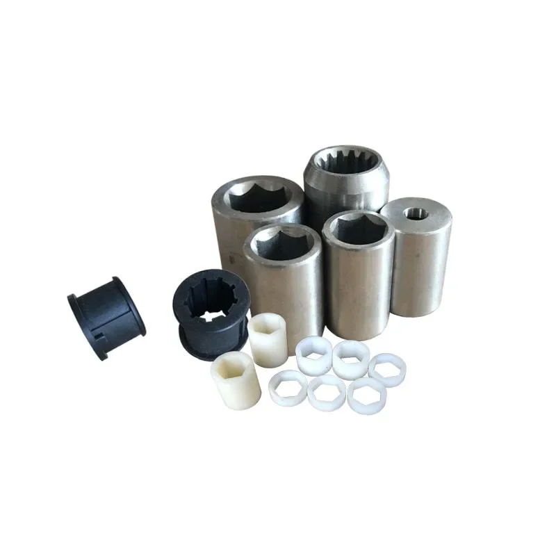 

1pcs Stainless Steel Deep Well Pump Accessories Submersible pump bushing shaft Rubber Bearing Coupling