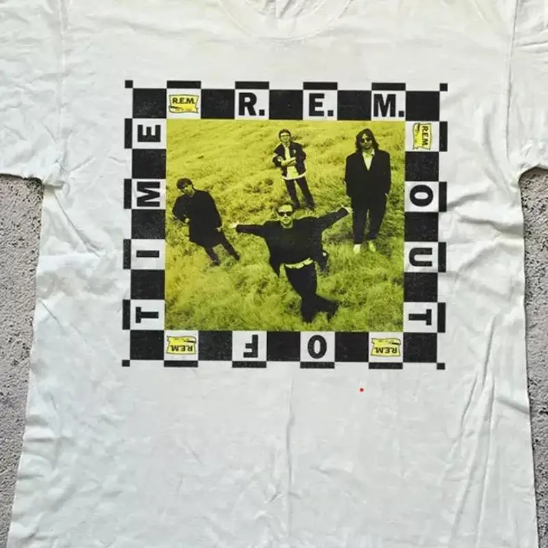 

REM R E M Rock Band Out Of Time T Shirt Full Size S 5XL
