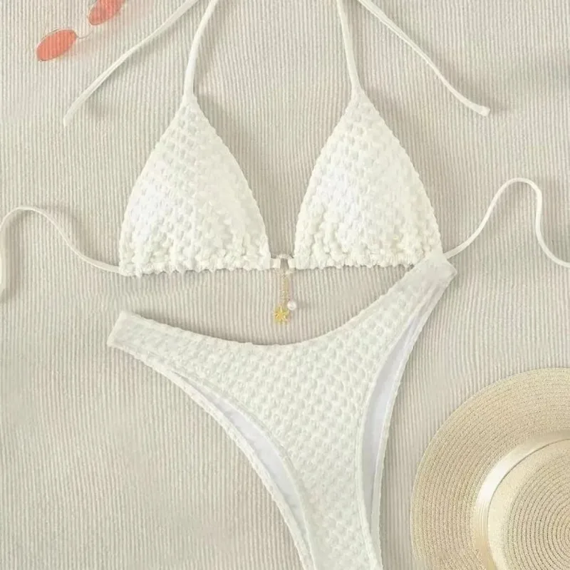 

Sexy Bikini Two-Piece Set Beach Vacation Women's Clothing Cross-Border 2025 New Arrival Split Design Swimwear for Ladies
