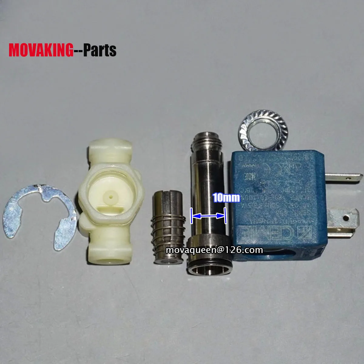 Espresso Machine Spare Parts AC220V SERIE 558 0.1-20bar V799VN12PN6AIF V799 Steam Valve Water Valve Solenoid Valve