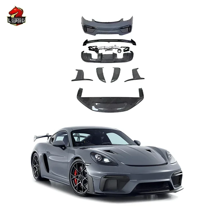 

Upgrade to GT4 RS-Style Body Kit for Porsche 718 Bodykit with Front Bumper Rear bumper Spoiler