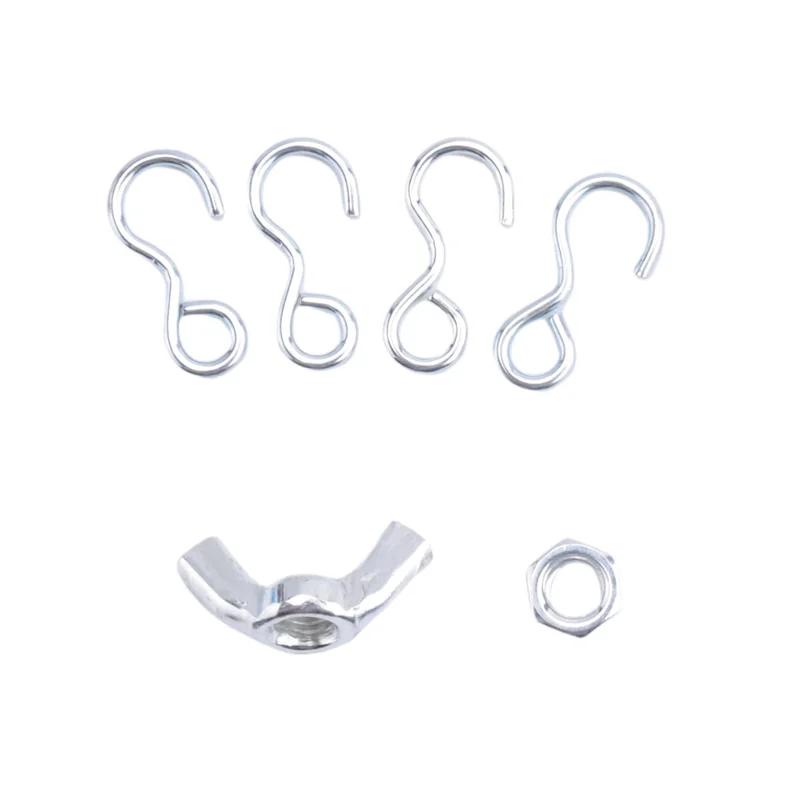 4X Spring Dynamometer Balance Physics Experiments Spring Balance Bar Hook Code Mechanics Of Machinery Pulley Block Set