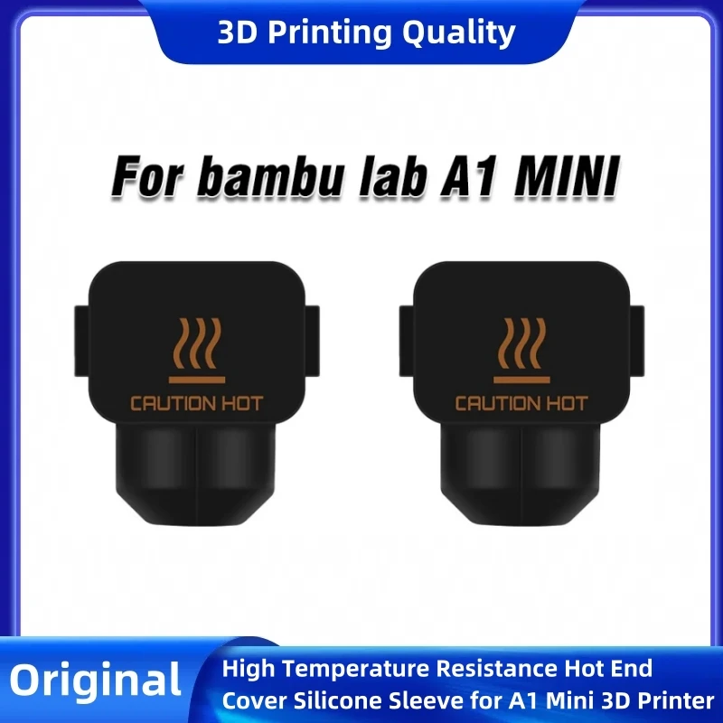 

For Bambulab A1 Mini Silicone Sock Tozo A1 Mini Silicone Case For Bambu Lab A1 Mini Hotend Heating Block Cover Black Silicone