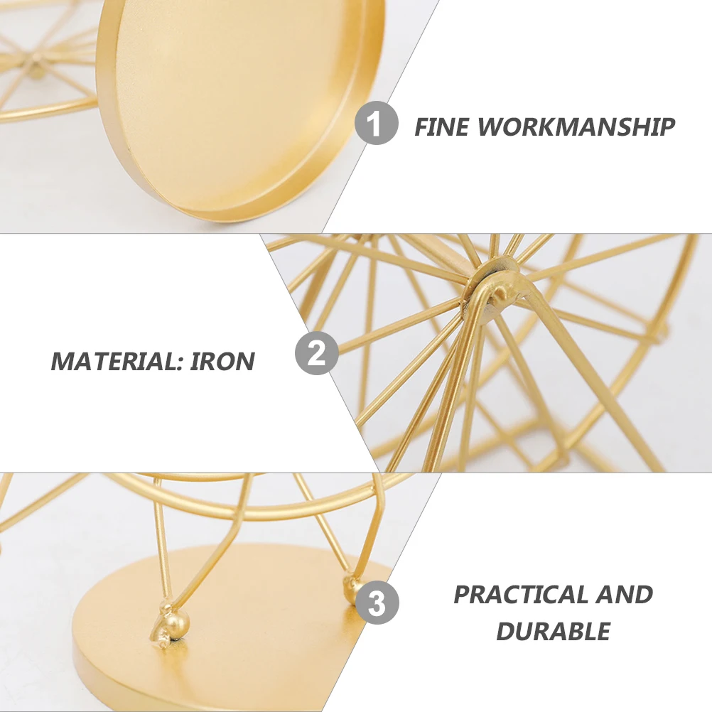 

Creative Sky Wheel Ornament Delicate Ferris Wheel Desktop Decor Premium Material Rust Resistant Long Lasting Household Craft