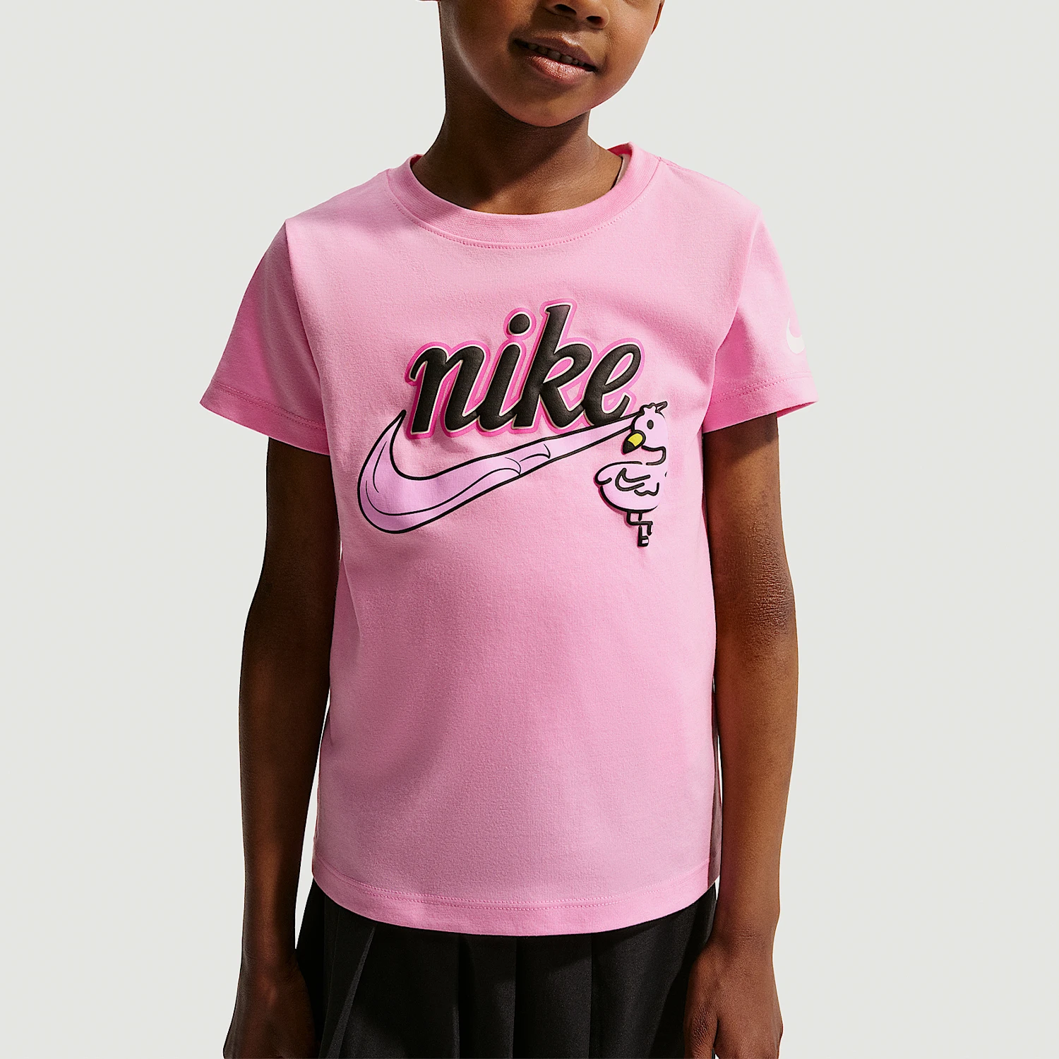 Nike genuine women's knitted round neck printed simple sports short sleeved T-shirt IZ7749-621
