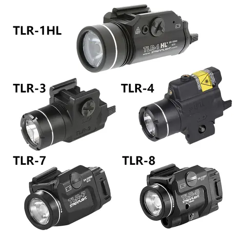 TLR Tactical Airsoft Weapons Scout Light TLR-1 TLR-1HL TLR-3 TLR-4 TLR-7 TLR-8 LED Pistol Gun Flashlight Spotlight Lamp Torch