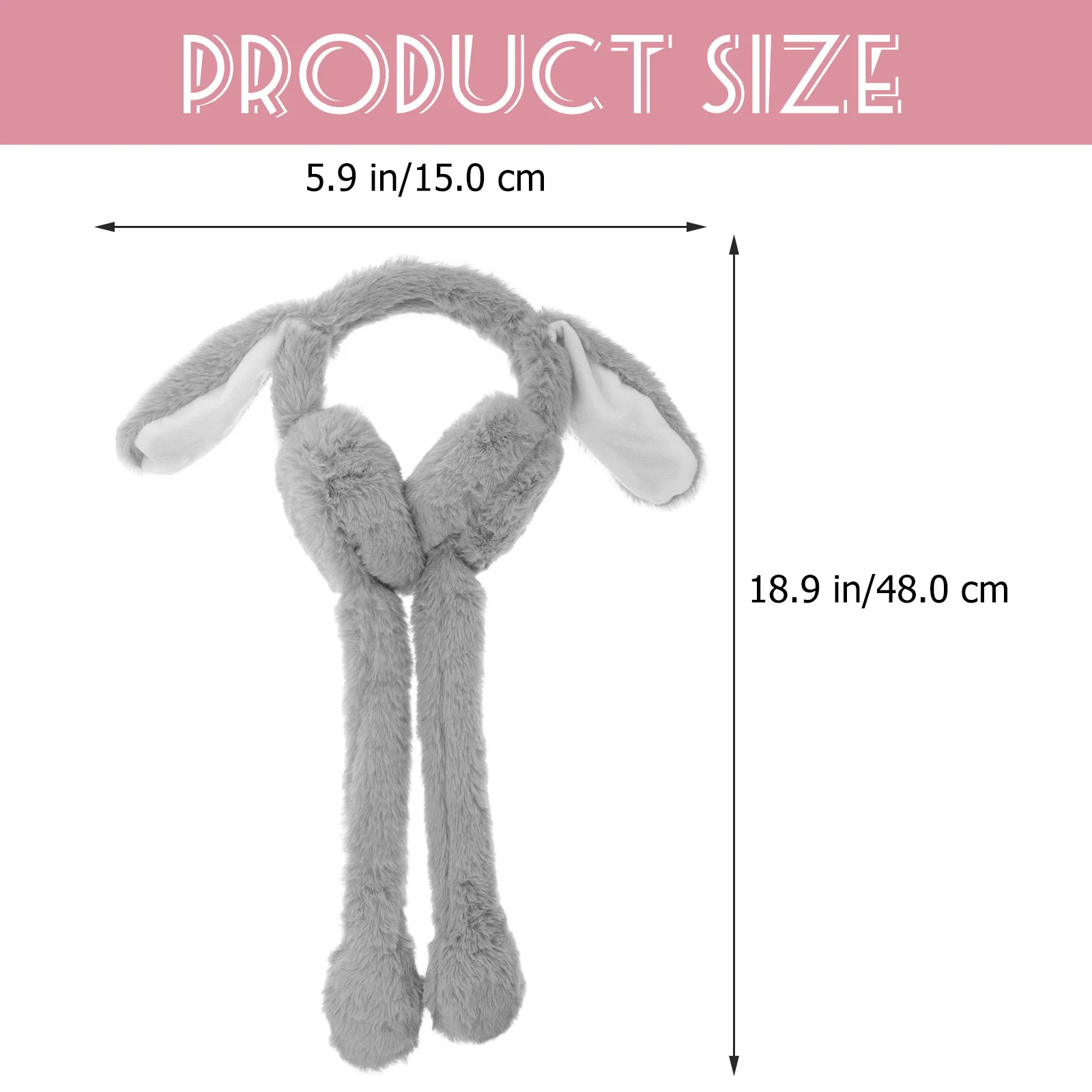 أرنب عيد الفصح غطاء للأذنين المضادة للتجمد حامي فريد من نوعه تصميم الرسوم المتحركة النساء في الهواء الطلق هدية حفلة عيد الفصح غطاء للأذنين