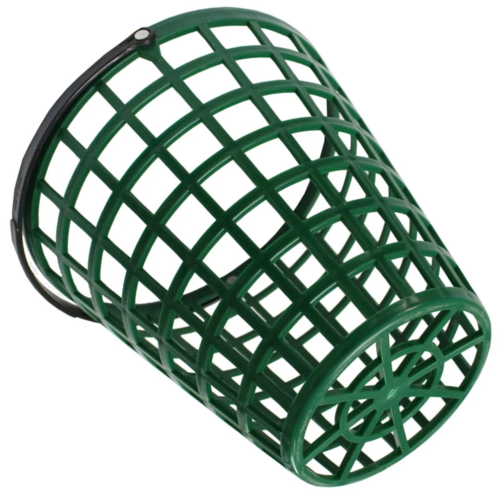 

Golf Ball Basket Portable Plastic Storage Container Strong Handle for Driving Ranges Schools Backyards Golf Ball Bucket