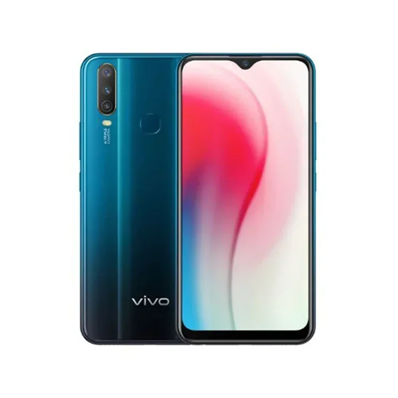 Vivo Y17 4G SmartPhone Global firmware 4GB RAM 128GB ROM Android MediaTek MT6765 Face + Fingerprnit ID Telefones