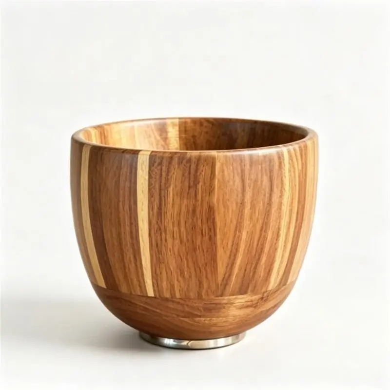 ABMH-Mixing Bowl For 4.5-5 QT Tilt-Head Stand Mixers For Kitchen Aid Wooden Mixing Bowl Natural Wooden Kitchen Accessory