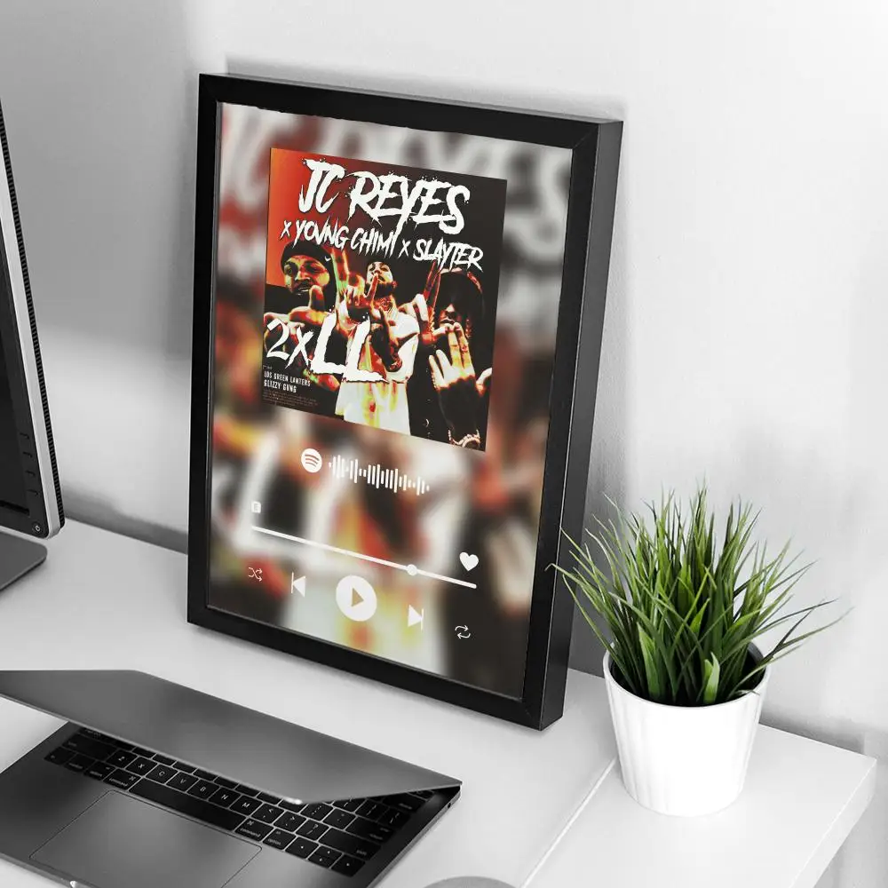 J-JC R-Reyes Poster Music Album Prints Canvas Tracklist Wall Art Picture Living Room Home Decor Cover 50X70