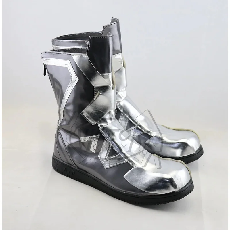 

Kamen Masked Rider Zero-One Metal Cluster Hopper Cosplay Boots Costume Customized Accessories Halloween Party Shoes mj:3