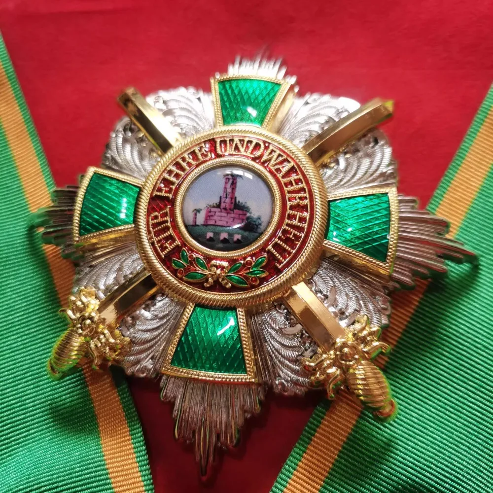 Order of The Zähringer Lion Ribbon Medal Orders of The German Empire History Fans Collection Crafts Badges - view 2