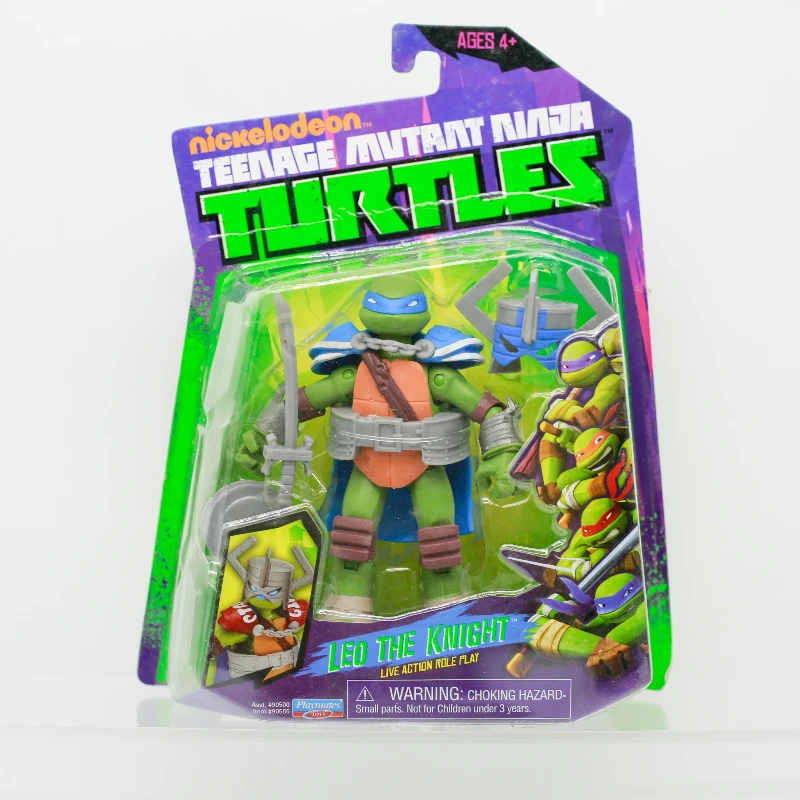 زملاء اللعب في سن المراهقة سلاحف النينجا رافائيل دوناتيلو مايكل أنجلو المفاصل يمكن أن تتحرك صندوق ألعاب الشكل الذي يرتديه