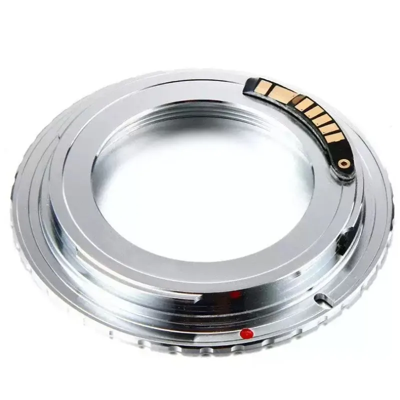 M42 to Canon EOS Manual Lens Adapter Ring with AF Confirm Chip Pure Copper for 7D Mark II 5D III