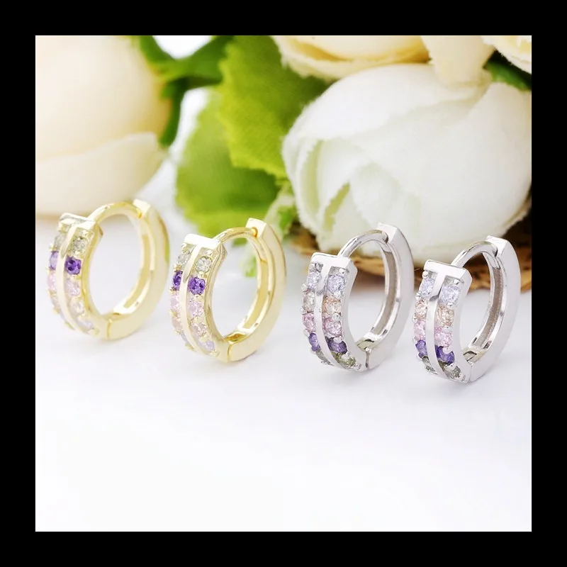 

Цветная циркониевая пряжка для ушей, женская легкая, роскошная, темпераментная, ниша, дизайн, смысл, для поездок на работу, бриллиант