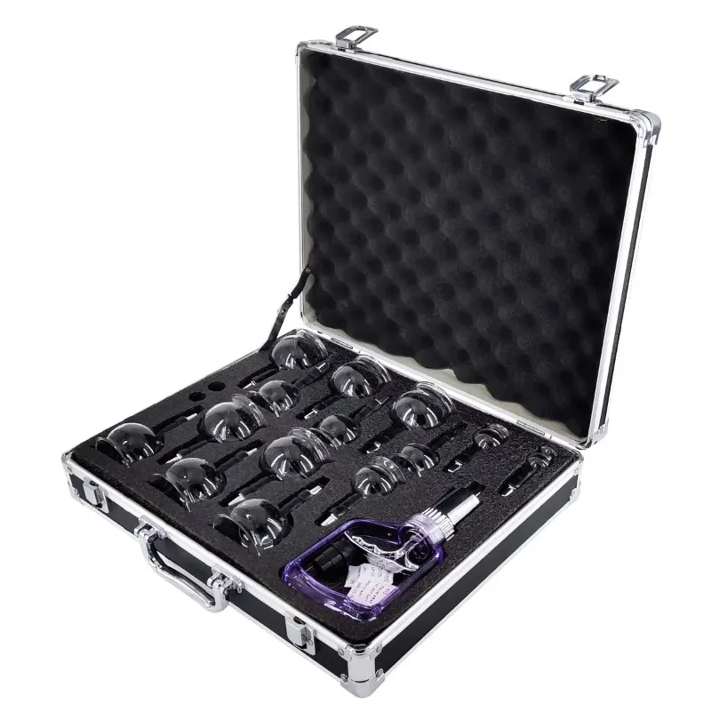 

Manufacturer price wholesale glass cupping set suction cup massage cupping therapy set