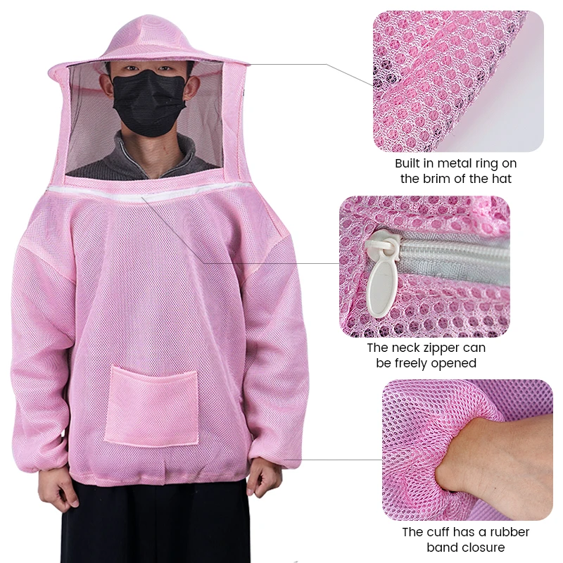 Traje apicultor con sombrero y velo – Chaqueta protectora homologada - imagen 3