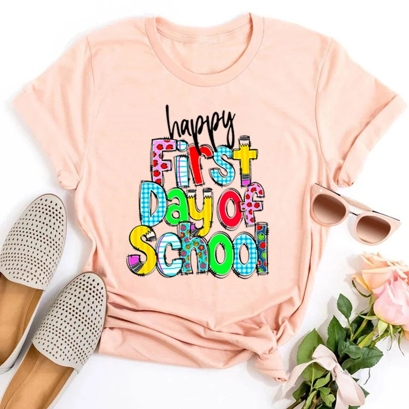 

First Day of School Shirt Teacher Shirt Teacher Life Shirt School Shirts Women Clothing 1st Day of School Shirt Casual m