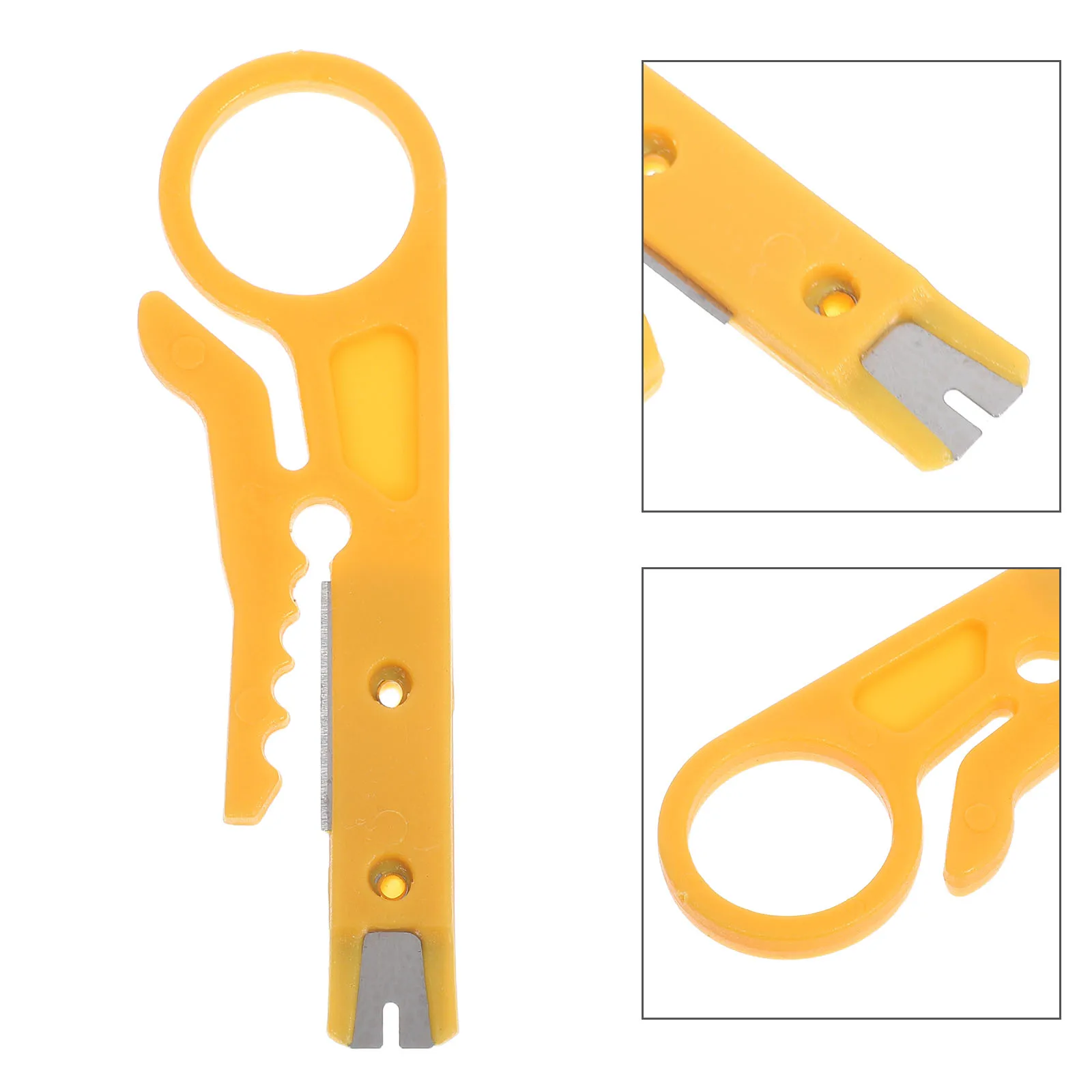 

Multifunction Wire Electrical Cutters Small Dismantling Yellow Steel Electricians Tools Compact Lightweight Ergonomic Precision