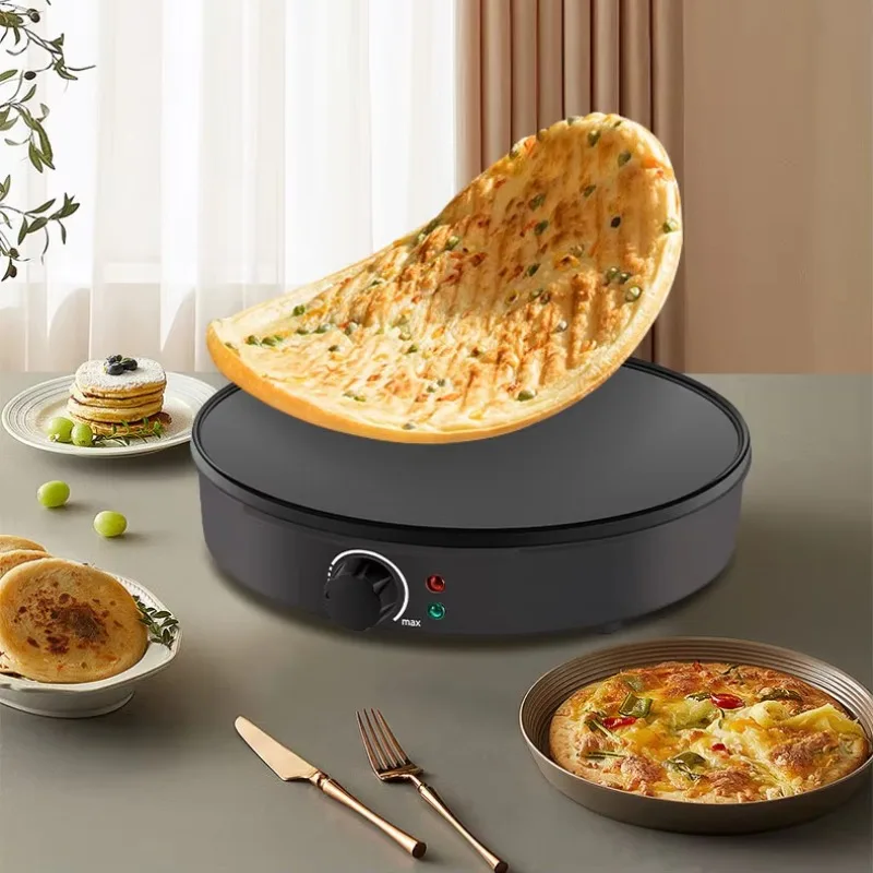 1000W multifunctional pancake machine, portable pancake machine 30CM electric baking pan, electric frying pan, pancake machine