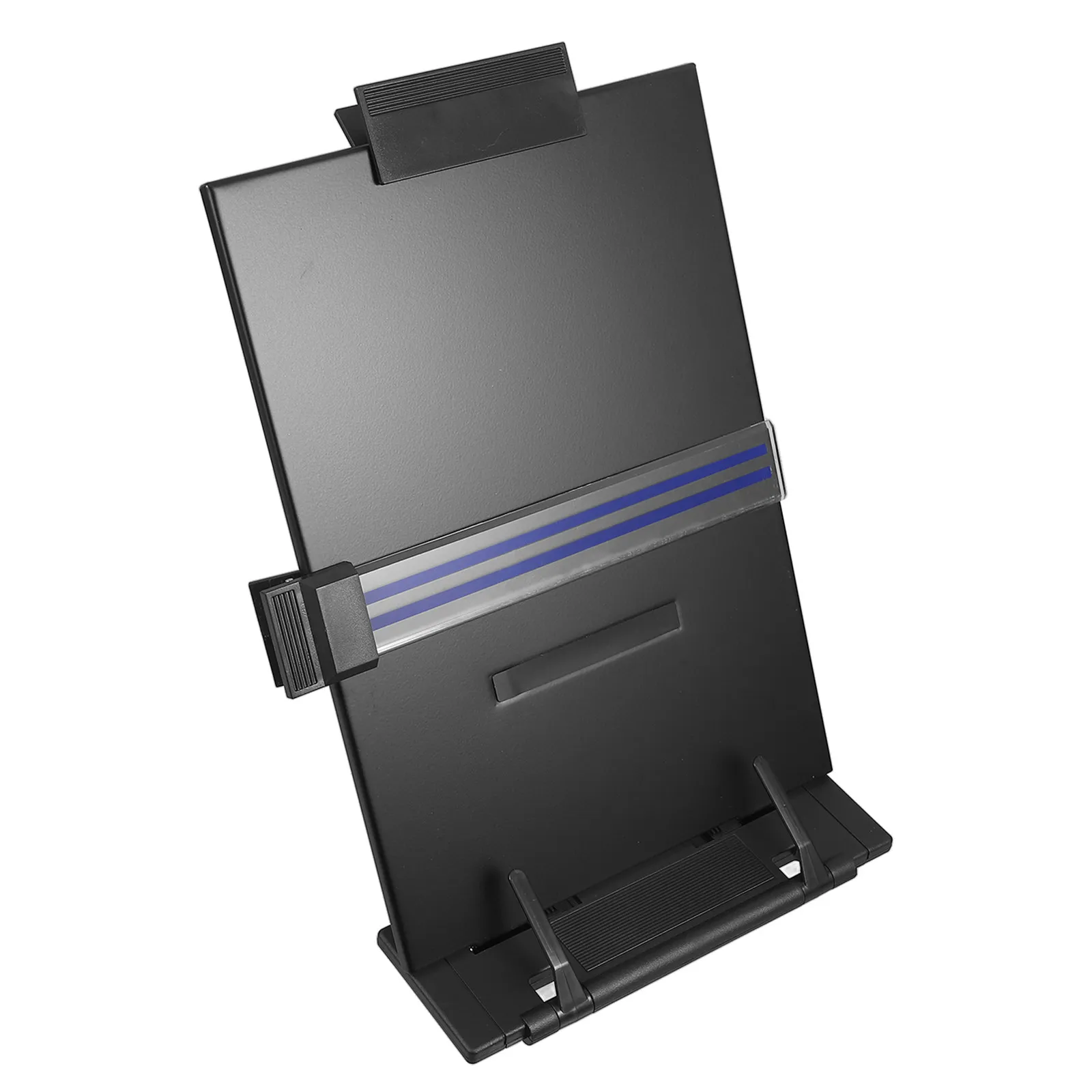 adjustable-desktop-document-book-holder-iron-plastic-clip-stand-portable-reading-rack-for-office-study-kitchen-use