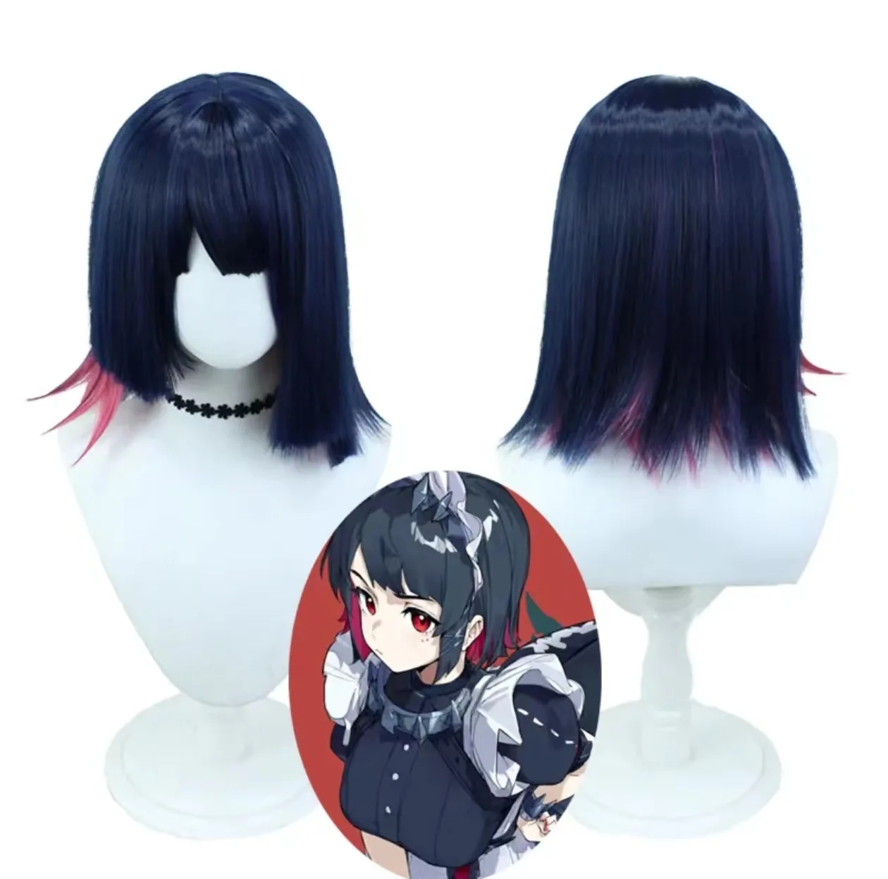 Zone Zero Ellen Joe Cosplay Costume Wig Maid Dress Uniform Tail Victoria Housekeeping New Eridu Halloween Party Women image 3
