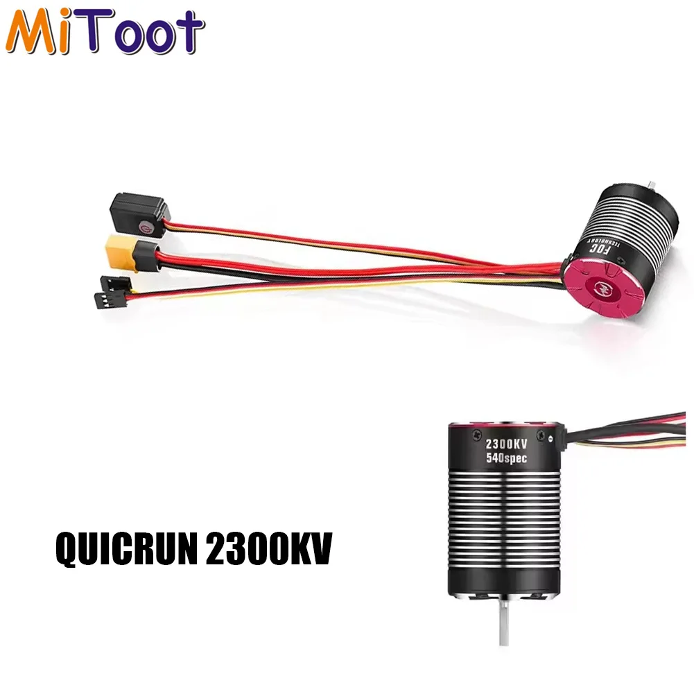Pièces de voiture RC Hobbywing QUICRUN Fusion Pro Elite 2300KV Brushless 2 en 1 Crawler Truck étanche
