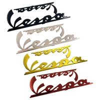 For Vespa Motorcycle Sticker 3D Soft Adhesive Waterproof Sticker Set Modified Body Sticker