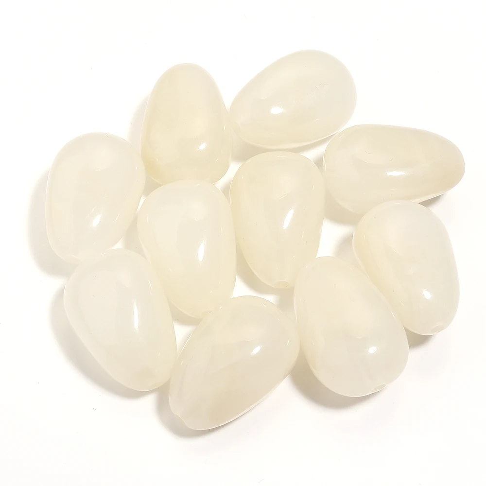 10pcs Irregular Acrylic Beads for DIY Jewelry Making