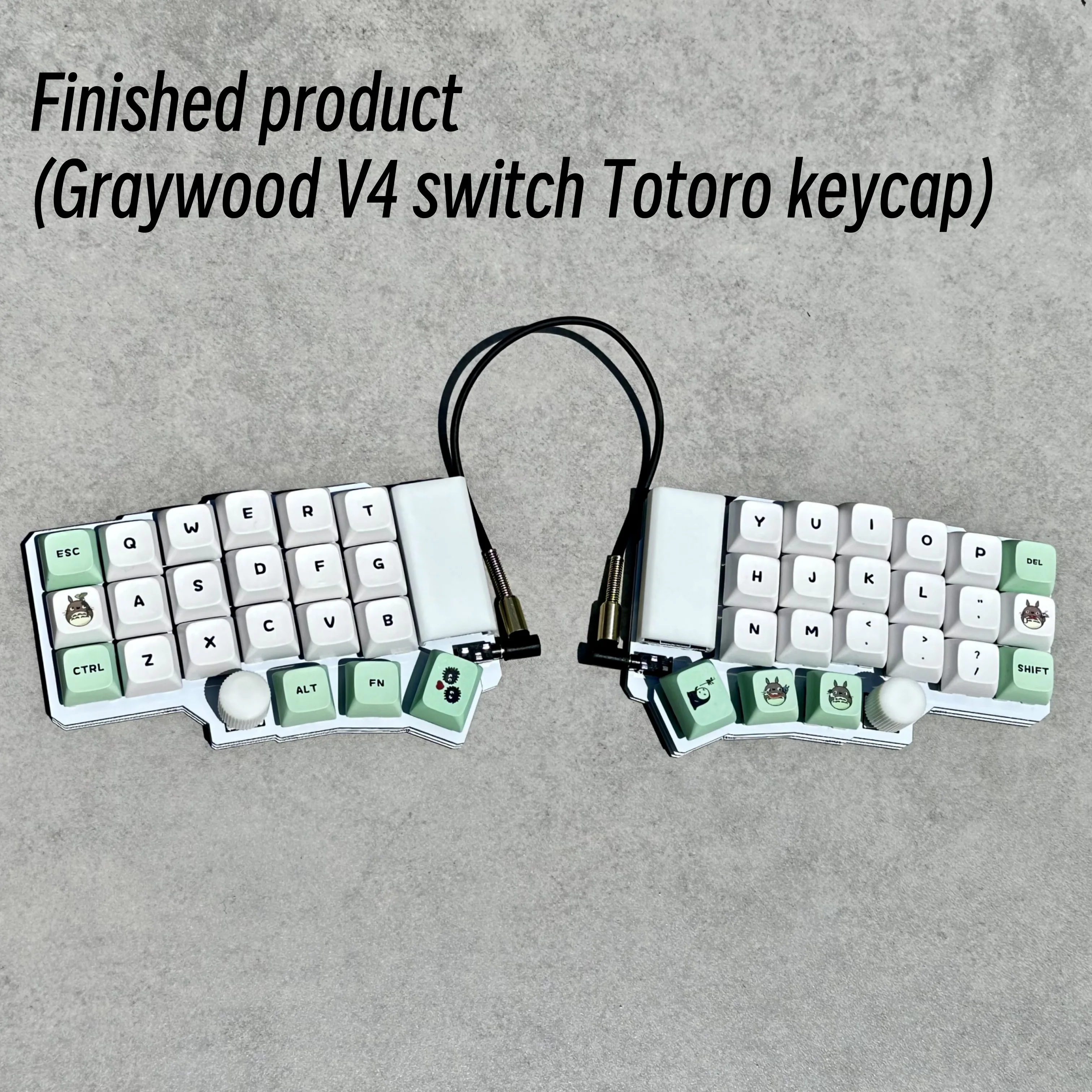 Silakka44 분할 키보드 지원 Qmk/Vial 키보드 키트 유선 핫 스왑 인체 공학 Rp2040zero 맞춤형 Pc 게이머 액세서리