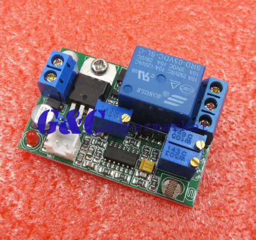Imagem -03 - Som Sensor Luz Controle Módulo Interruptor de Relé Delay Ajustável Faça Você Mesmo Eletrônica 5v 12v 24v dc