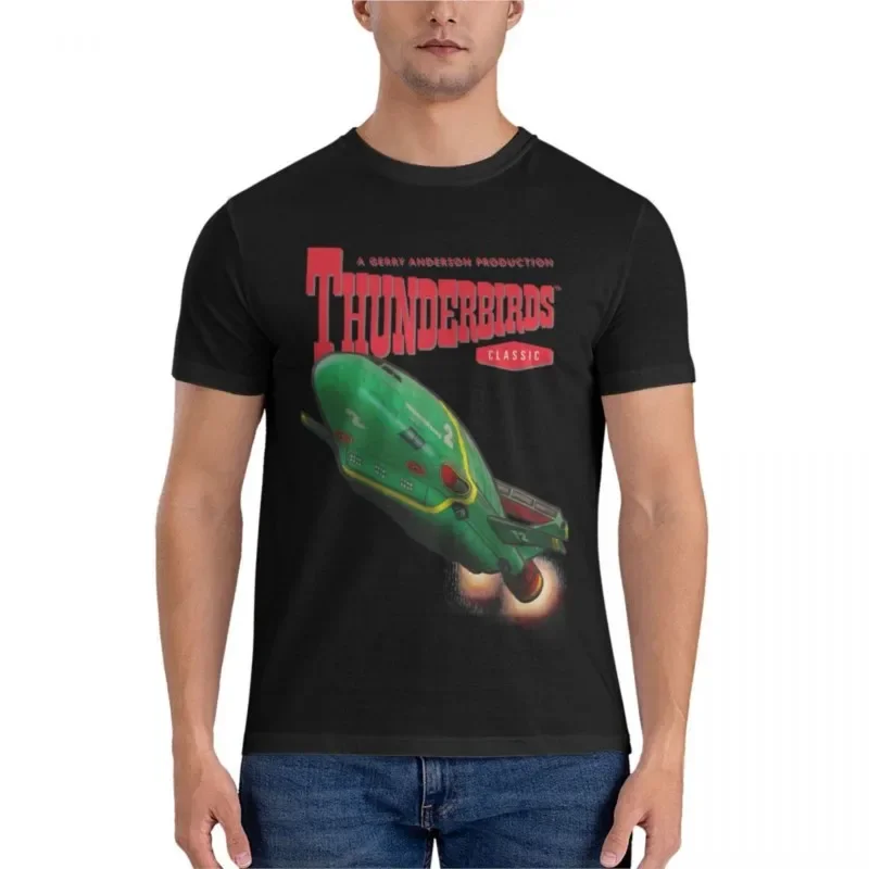hombres Mi quinto trozo de fan art de Gerry Anderson Thunderbirds. Camiseta clásica, camisetas de anime, moda de verano, ropa harajuku divertida