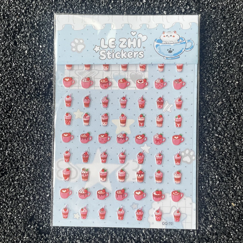 LEZHI Cute Bubble Tea Stickers - огляд і ціна Coffee Tea Journal
