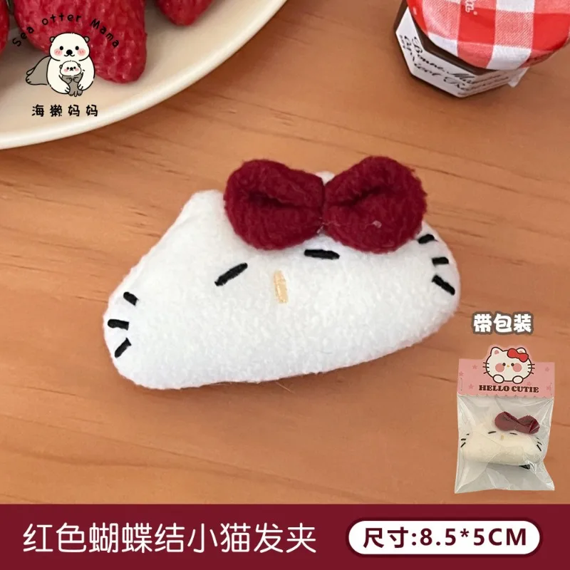 

Cute Hello Kitty Hair Accessories Cartoon Anime Kawaii High Beauty Sweet Decoration Supplies Student Girl Gift Wholesale