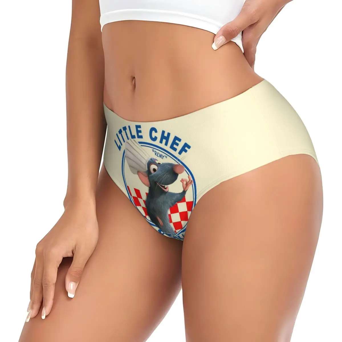 مخصص راتاتوي أنيمي الكرتون سراويل قصيرة النساء تمتد الملابس الداخلية