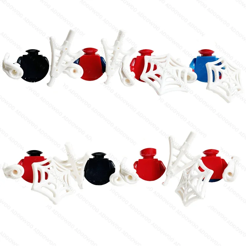 New Hero Series Movie Anime Character Handheld WJ1107 W026 W028 Mini Building Blocks Toy Spider Christmas Gift Jewelry