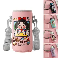 1Pcs Portable Cartoon Water Bottle Cover Case Insulated Bag Cup Pouch Vacuum Glass Cup Sleeve Sport Camping Accessory