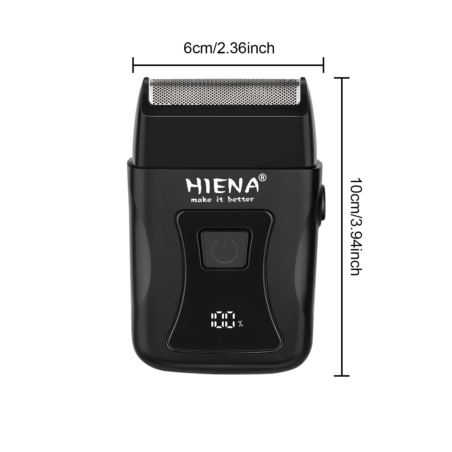 HIENA Electric Shaver for Men, Rechargeable Reciprocating Razor with LED Display, Portable USB Charging Beard Trimmer for Travel