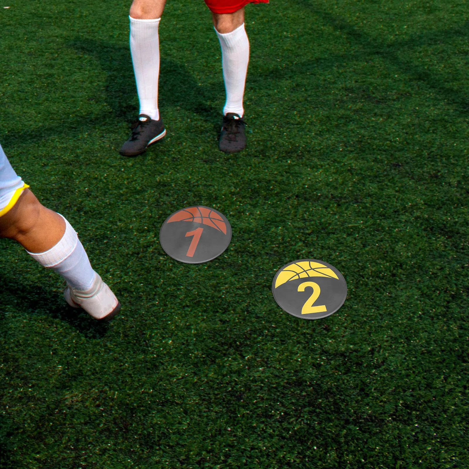 

1 set 1 Set Non-Slip Football Soccer Training Markers Number Discs Exercise Sign Pads Sports Drills Basketball Baseball Durable