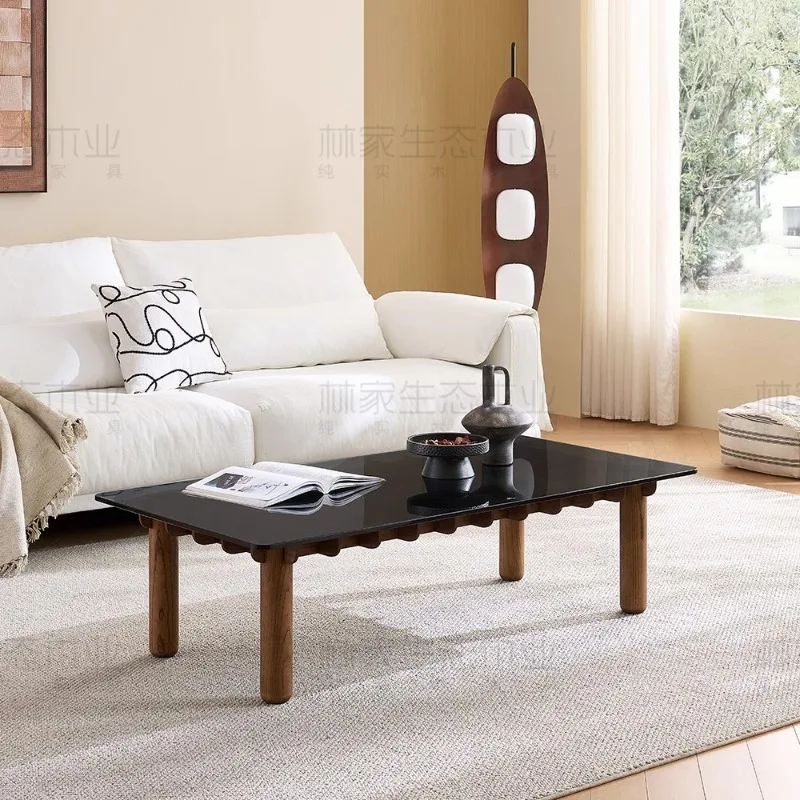 

Nordic Italian Coffee Table Cheap Decoration Modern Wood Coffee Table Living Room Aesthetic Mesa Auxiliar Postmodern Furniture