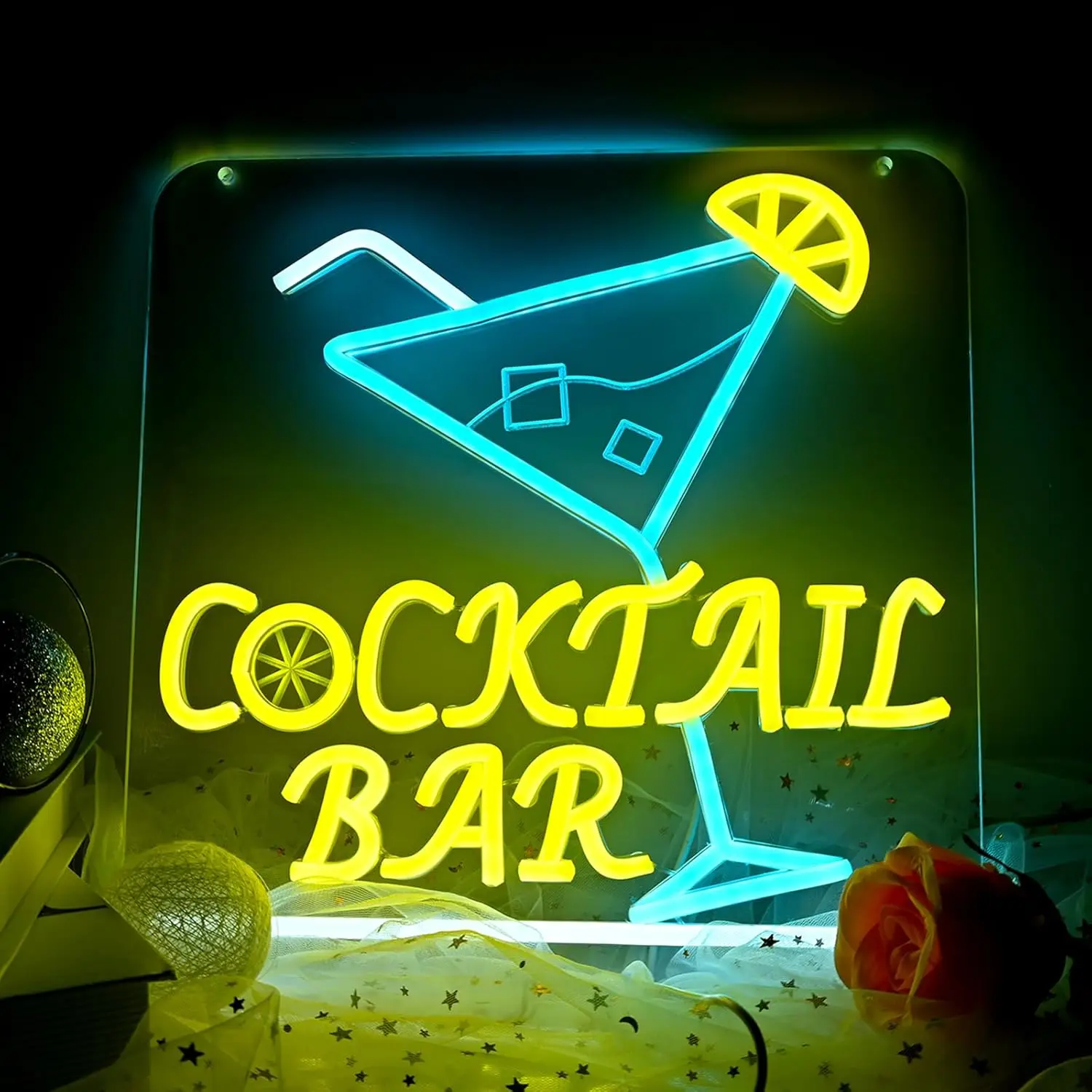 كوكتيل النيون LED ضوء النيون جدار ديكور لمتجر متجر بار حفلة رجل كهف مطعم هدية لمتجر بوس USB بالطاقة #3